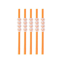 22cm Halloween Party Dinner Tableware Straws Decorations