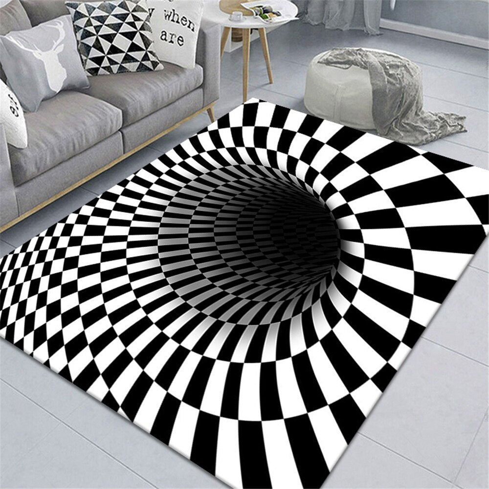 3D Halloween Clown Trap Horror Home Floor Carpet