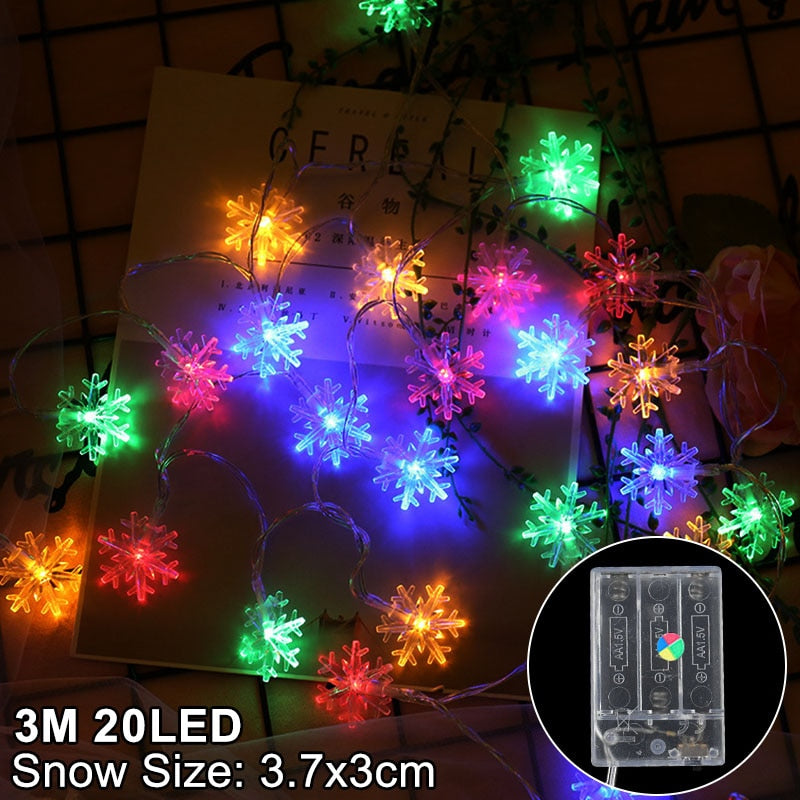 Snowflake LED Light Holiday Home Decorations