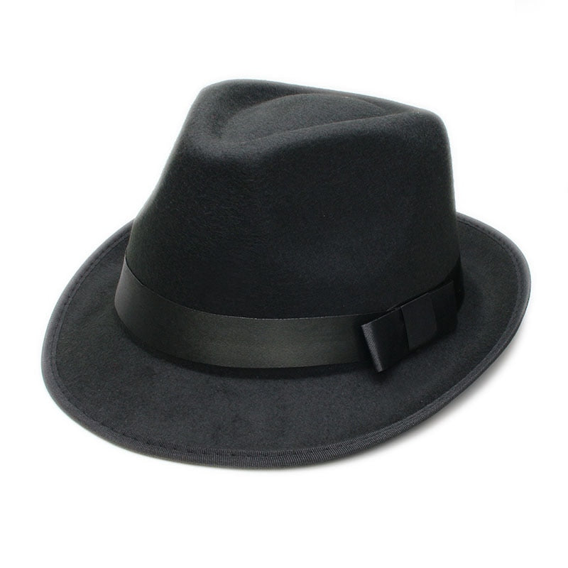 Retro Women Men Top Bowler Derby Jazz Fedora Hats