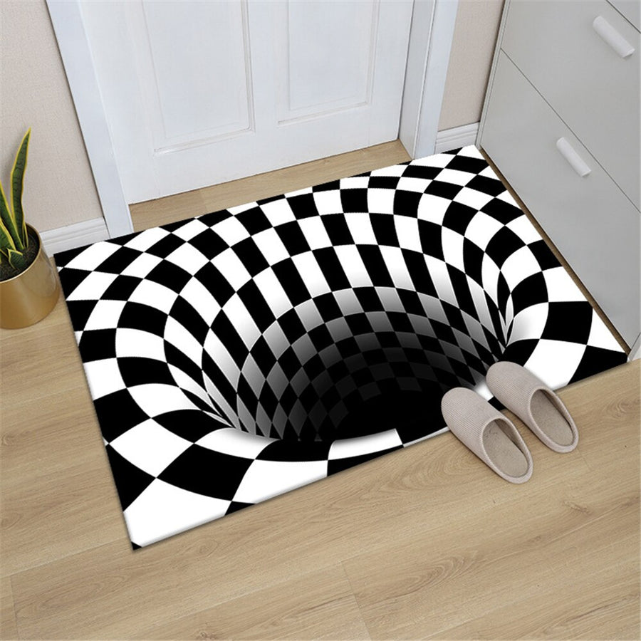 3D Halloween Clown Trap Horror Home Floor Carpet