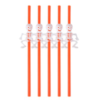 22cm Halloween Party Dinner Tableware Straws Decorations