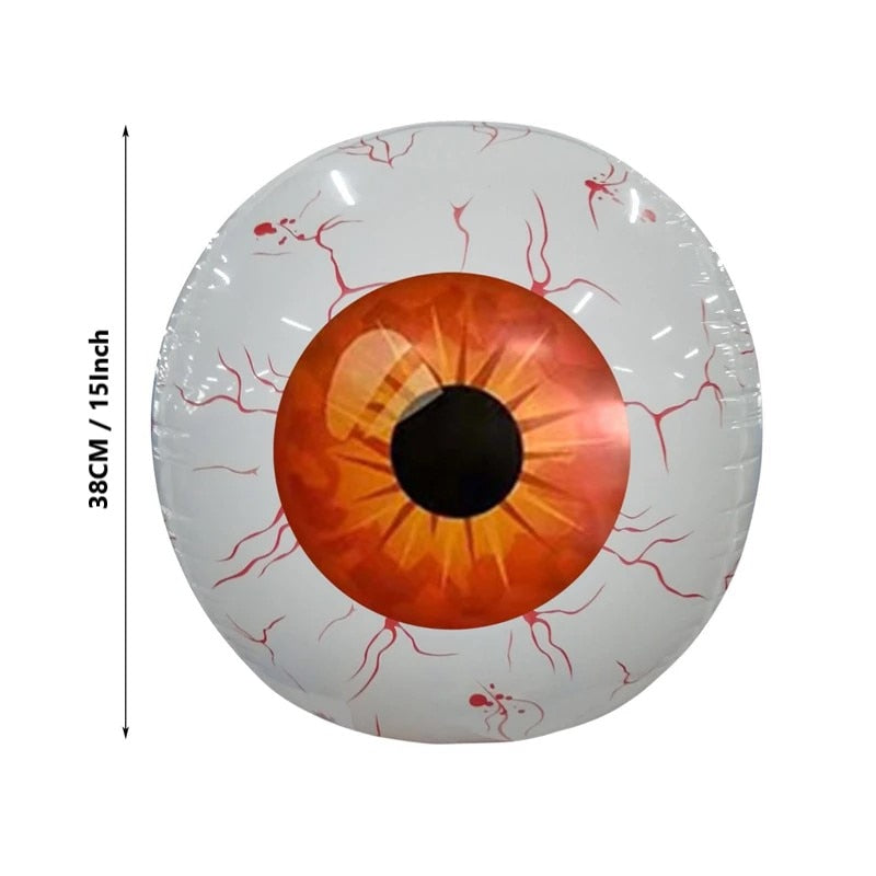 Halloween 38CM/15Inch 4D Inflatable Horror Eyeball  Outdoor Party Decor