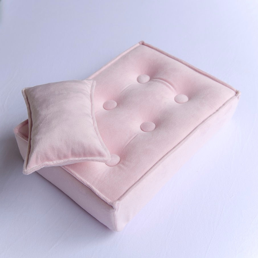 Newborn Pillow and Mini Bedding Mattress For Baby Photography Props