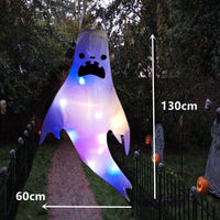 Halloween Hanging Ghost Large LED Outdoor Glowing Spooky Horror Props Decoration