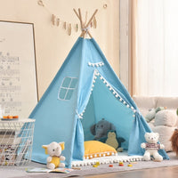1.35/1.6m Portable Children Teepee Tent For Children Play Room
