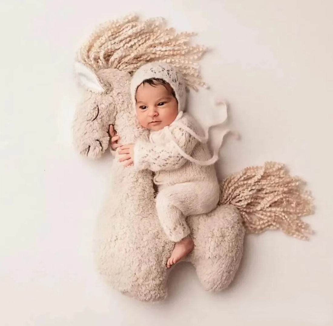 Newborn Doll Plush Horse Prop For Studio Photography