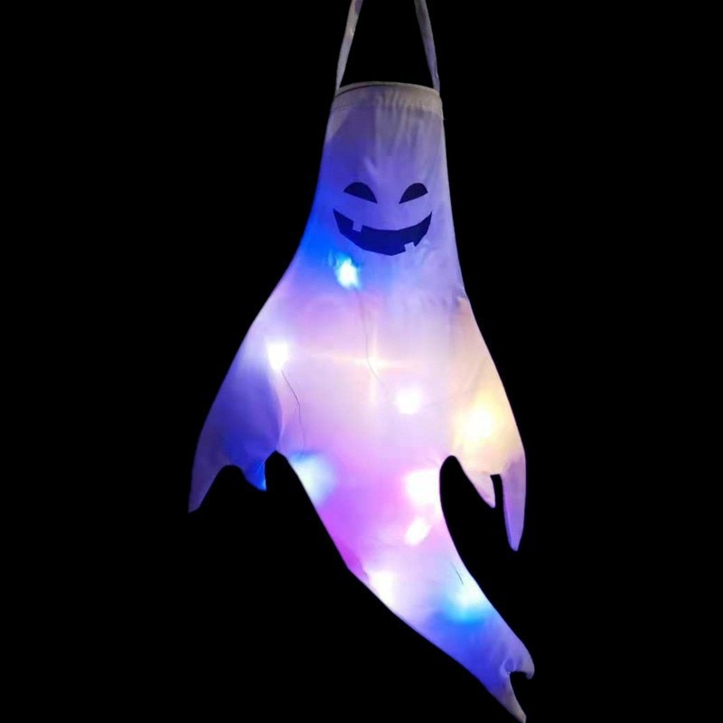 Halloween Hanging Ghost Large LED Outdoor Glowing Spooky Horror Props Decoration