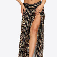 Split Wide Leg Long Pants