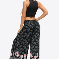 Split Wide Leg Long Pants