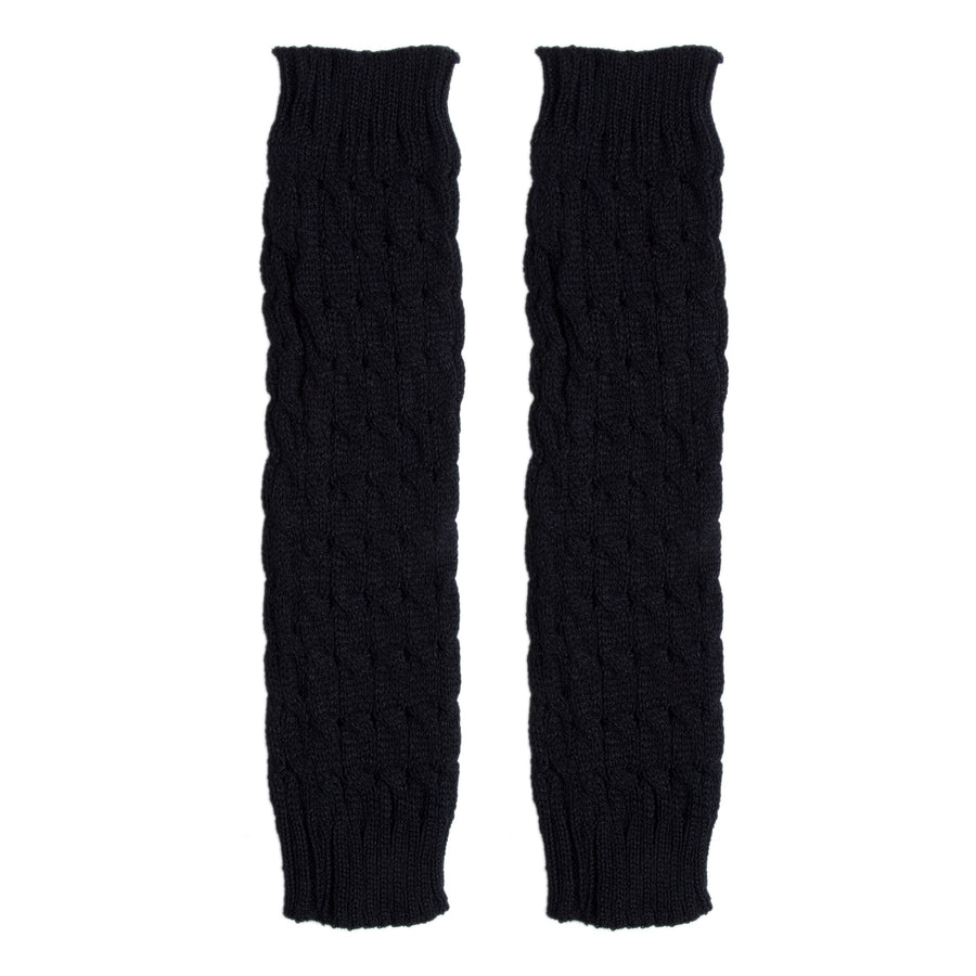 Winter Leg Warmer Knee High Knitted Solid Crochet Boot Cuffs Cotton Socks