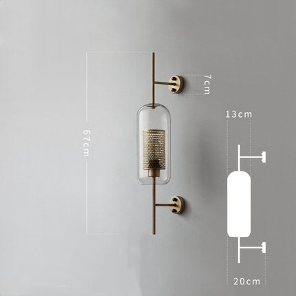 Modern Glass Wall or Sconce Lamps Fixture