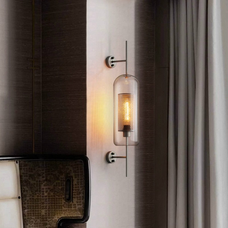 Modern Glass Wall or Sconce Lamps Fixture