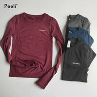 Peeli Long Sleeve Yoga Sport Fitness Top Activewear for Women