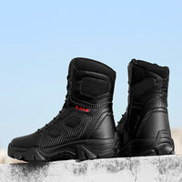 High Top Tactical Waterproof Hiking Outdoor Hunting Men Boots