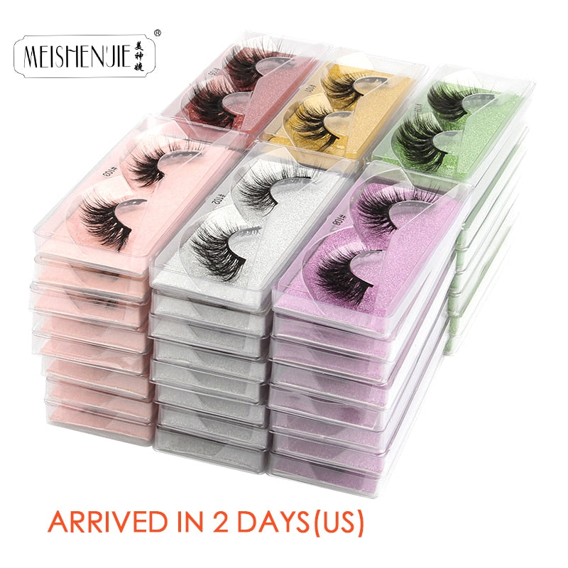 Wholesale Mink Eyelashes 4/10/30/100pcs 3d Mink Lashes Natural Eyelashes In Bulk