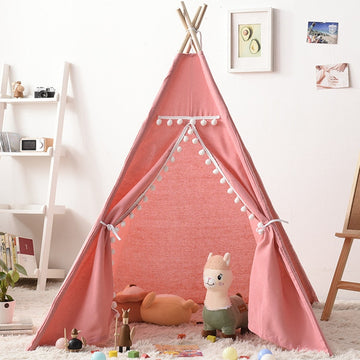 1.35/1.6m Portable Children Teepee Tent For Children Play Room