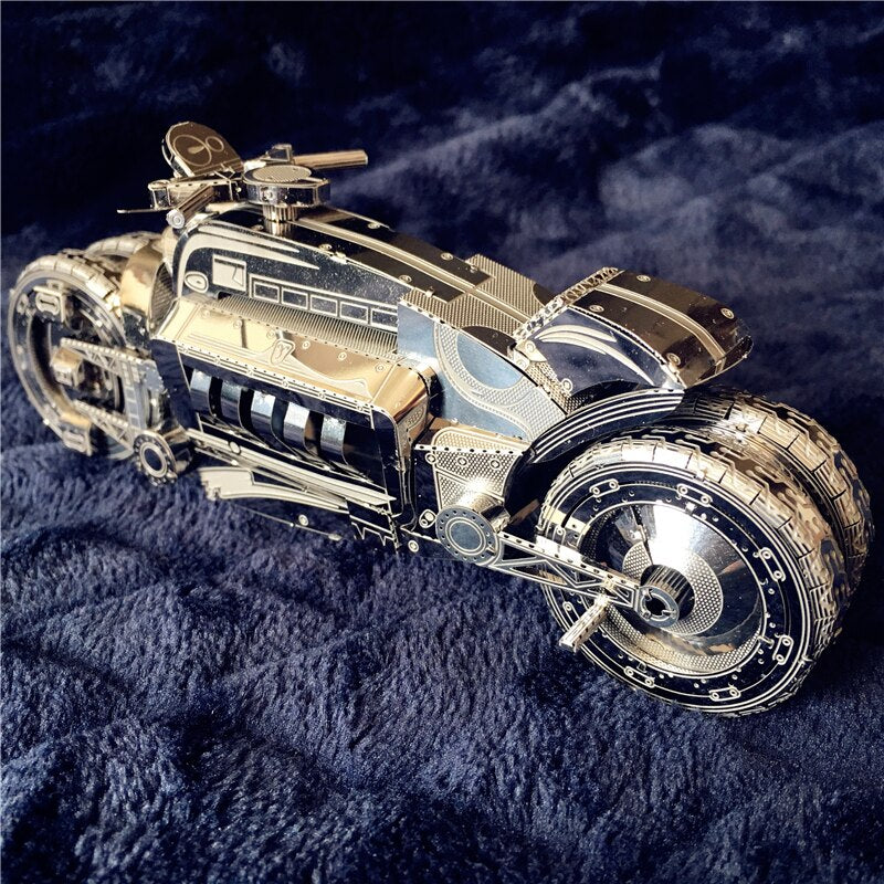 MMZ NANYUAN 3D Metal Model Kit Dodge Tomahawk Motorcycle Assembly Model DIY 3D Laser Cut Model Puzzle Toys Gift