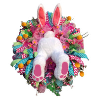 Colorful Easter Rabbit Garlands As Door or Wall Ornaments