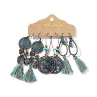 Sundry Bundles of Fashion Women Vintage Boho Earrings Dangler Eardrop Sets Jewelry Accessories