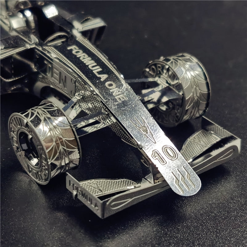 MMZ MODEL NANYUAN 3D Metal Model Kit F1 Racing Vehicle Assembly Model DIY 3D Laser Cut Model Puzzle Toys