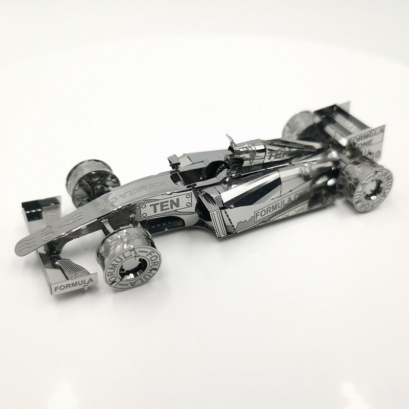 MMZ MODEL NANYUAN 3D Metal Model Kit F1 Racing Vehicle Assembly Model DIY 3D Laser Cut Model Puzzle Toys