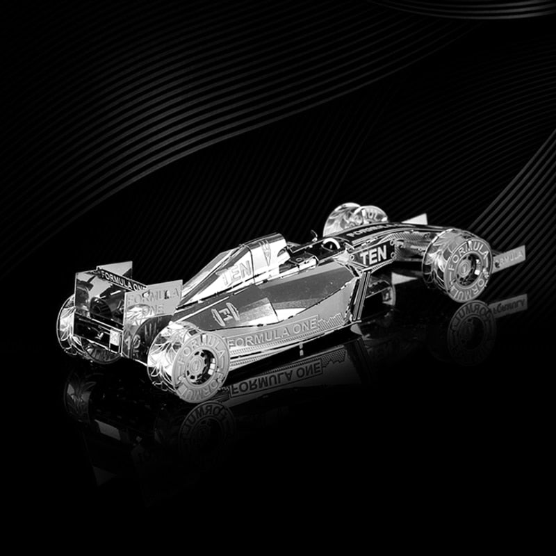 MMZ MODEL NANYUAN 3D Metal Model Kit F1 Racing Vehicle Assembly Model DIY 3D Laser Cut Model Puzzle Toys