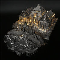 MMZ MODEL 3D Metal Puzzle Teng Wang Pavilion Assembly Metal Model kit DIY 3D Laser Cut Model Puzzle Toys Gift