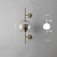 Modern Glass Wall or Sconce Lamps Fixture