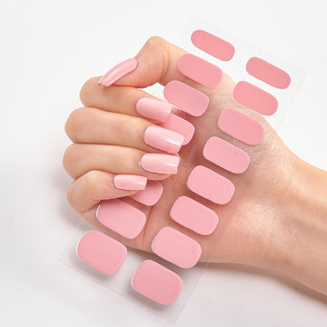 Pure Solid Fashion Designers' Color Nail Stickers