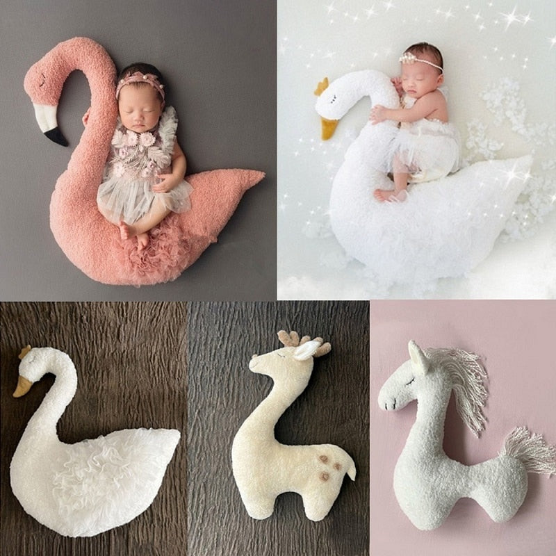 Newborn Doll Plush Horse Prop For Studio Photography