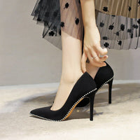 Chic Sexy Bling Beadings Sole Ladies High Heel Banquet Party Shoes