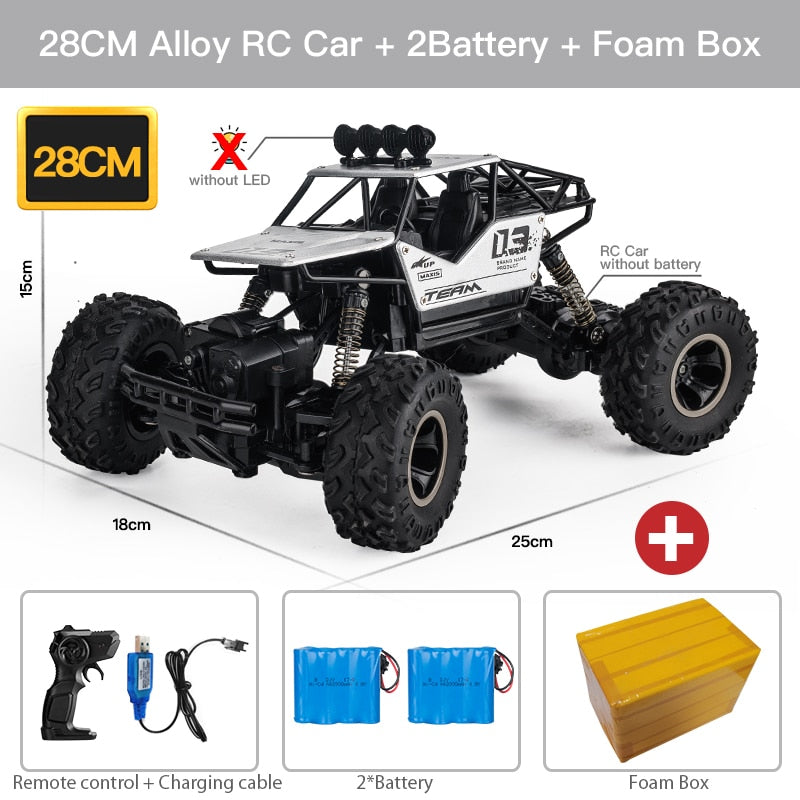 ZWN 1:12 / 1:16 4WD RC Car With LED Lights 2.4G Radio Remote Control Cars Buggy Off-Road Control Trucks Toys