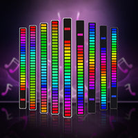 32 LED Music Sound Control Pickup Light RGB Colorful Strip Light