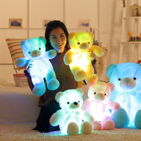 Colorful Illuminated LED Teddy Bear Stuffed Animals