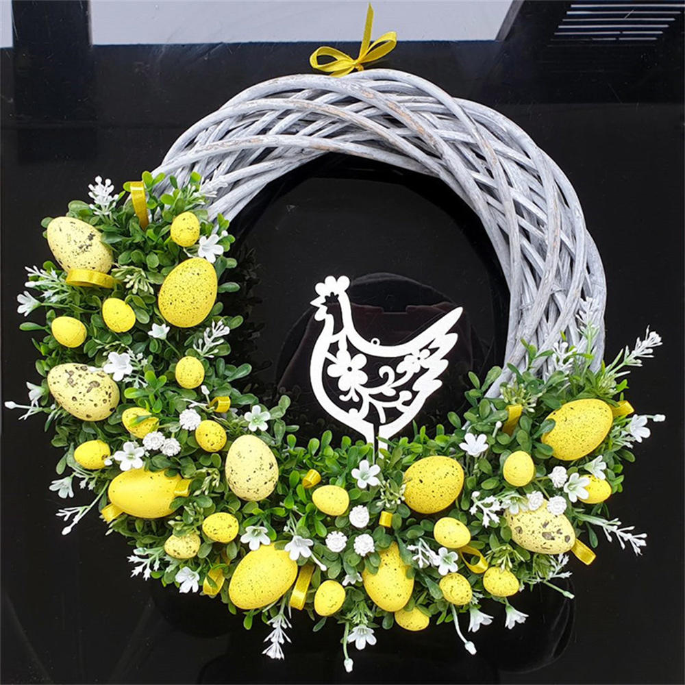 Easter Rabbit Wreath As Door Pendant Ornament