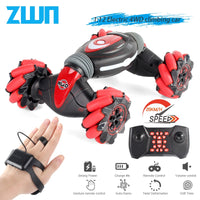 ZWN C1/ C1 MINI 4WD RC CAR Radio Gesture Induction 2.4G Toy With Light Music And Drift Dancing Twist Stunt Car Remote Control