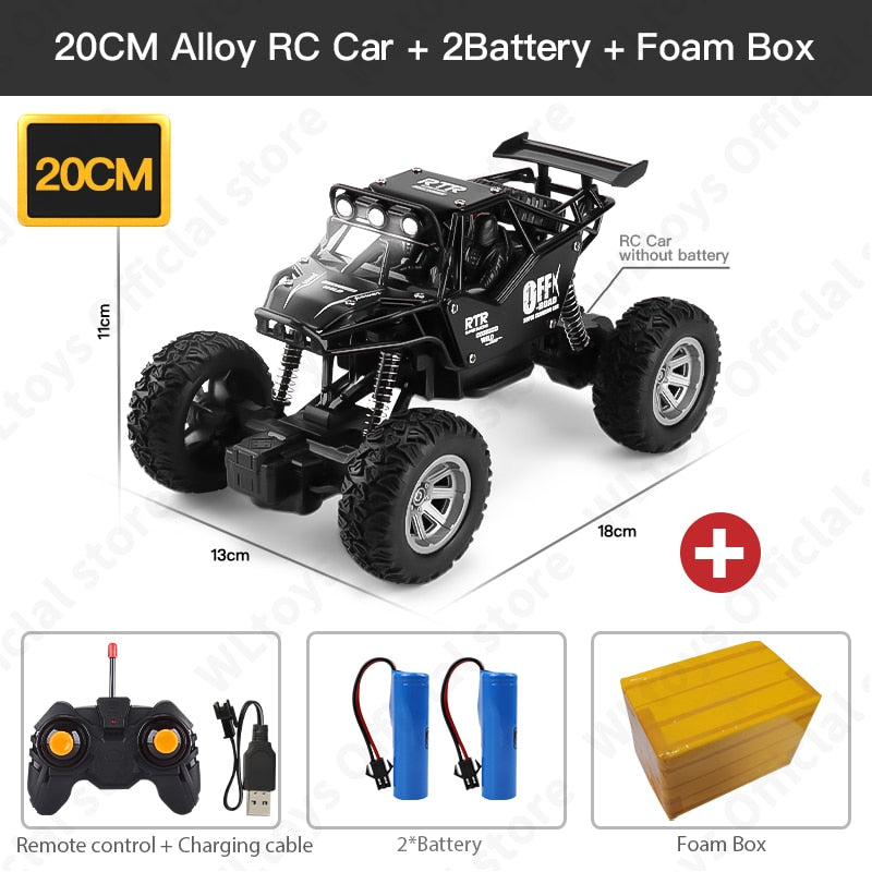 ZWN 1:12 / 1:16 4WD RC Car With LED Lights 2.4G Radio Remote Control Cars Buggy Off-Road Control Trucks Toys