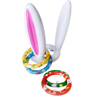 Easter Game Inflatable Easter Rabbit Ears And Hat Ring Toss for Kids Birthday or Easter Party