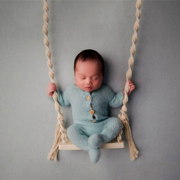 Newborn Wooden Swing Furniture for DIY Photography Props