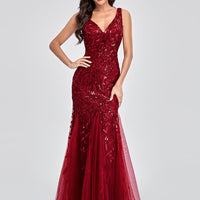 Sexy Vintage Maxi Sequin Cocktail Long Party Dress For Evening Parties