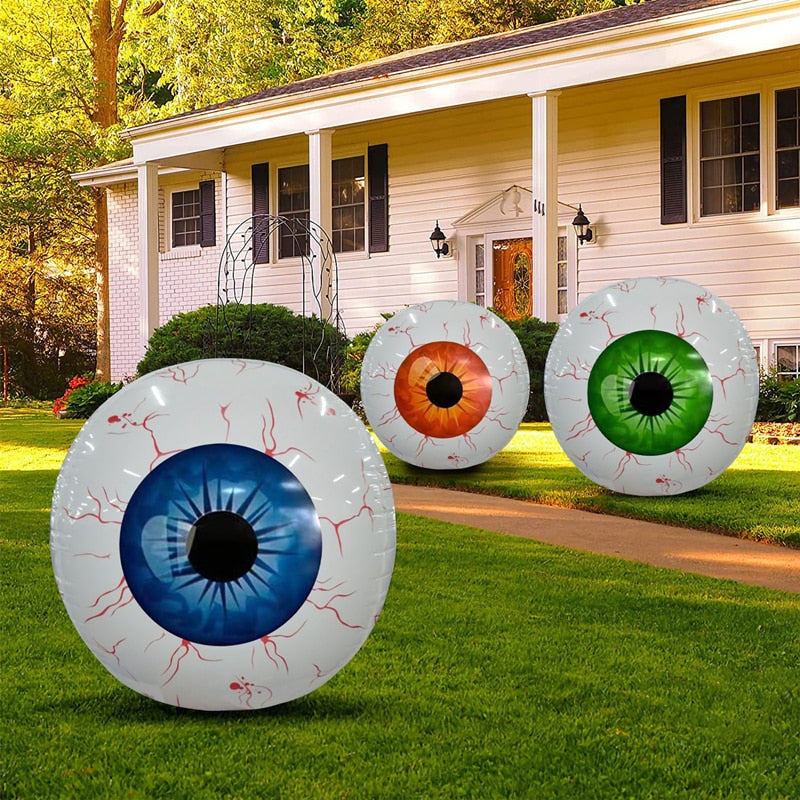 Halloween 38CM/15Inch 4D Inflatable Horror Eyeball  Outdoor Party Decor