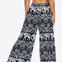 Split Wide Leg Long Pants