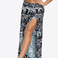 Split Wide Leg Long Pants